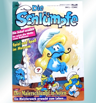 Die Schlümpfe Comic Magazin Nr. 21: Der Malerschlumpf in Nöten von Bastei